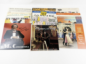 lot 214 image: Group of 12 Record Vinyls - Mr. Concertina, Frankie Yankovic
