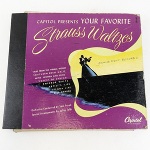 lot 219 image: Johann Strauss Strauss Waltzes 3 Record Vinyls