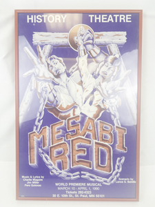lot 96 image: Mesabi Red Poster in Red Frame
