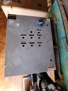 lot 25 image: JH Foster Industrial Control Panel with Enclosure