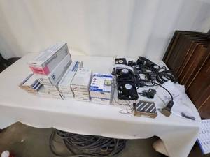 lot 30 image: Collection of Assorted Axial Fans, Valves, and Time Switches