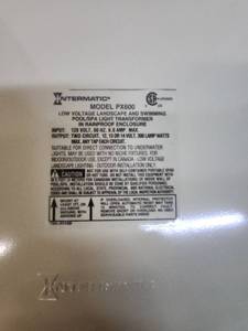 lot 36 image: Intermatic PX600 Low Voltage Transformer for Pool and Landscape Lighting