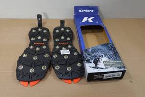 lot 54 image: Korkers Interchangeable Sole System Triple Threat Carbide Spike -Size 11.5-12