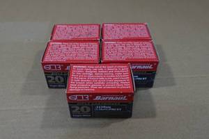 lot 136 image: 100 Barnaul .223 Rem FMJ BT Ammo