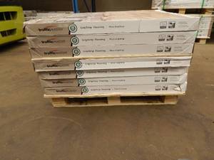 lot 6 image: TrafficMaster Grip Strip Oak Luxury Vinyl Plank Flooring
