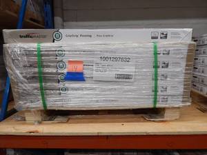 lot 14 image: TrafficMaster Grip Strip High Point Chestnut Luxury Vinyl Plank Flooring