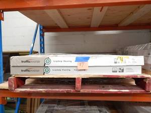 lot 17 image: TrafficMaster Grip Strip Hickory Luxury Vinyl Plank Flooring