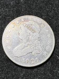 1821 US BUST QUARTER