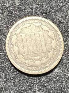 1873 US 3 CENT NICKEL VG