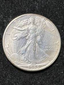 lot 59 image: 1944-D US WALKING LIBERTY HALF DOLLAR BU