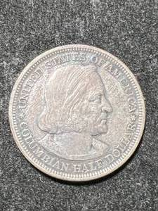 lot 63 image: 1893 US COLOMBIAN EXPO HALF DOLLAR