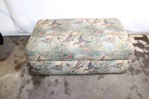 Duck Themed Upholstered Storage Ottoman