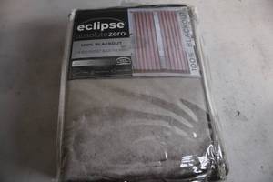 lot 42 image: Eclipse AbsoluteZero 100% Blackout Curtain Panel in Mushroom