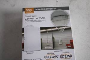 lot 71 image: Direct Wire Converter Box with Add-On Converter for ProLink and Ez Link Lighting Systems