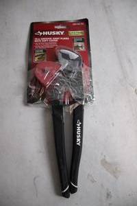 lot 75 image: Husky 10-inch Groove Joint Pliers with Soft Cover
