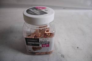 lot 76 image: Everbilt Copper Female Adapter 12 Value Pack of 30 Pieces