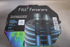 lot 84 image: Fitt Force Pro 50ft Professional Hose with Anodized Aluminum Coupling