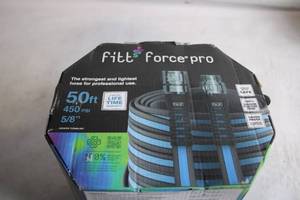 lot 92 image: FITT 50ft Force Pro Garden Hose with Aluminum Couplings