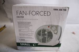 lot 104 image: Fan-Forced Compact Space Heater with Overheat Protection