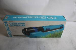 lot 119 image: Aqua Joe Turbo Oscillating Sprinkler with Range and Width Control