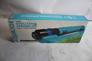 lot 120 image: Aqua Joe Turbo Oscillating Sprinkler with Range and Width Control