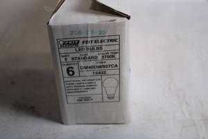 lot 129 image: Set of 6 Feit Electric LED Light Bulbs 2700K