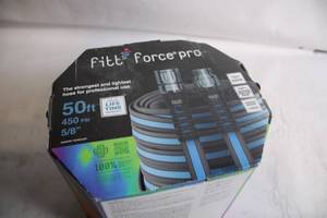 lot 133 image: Fitt Force Pro 50ft 58 Garden Hose with 450 PSI Capacity