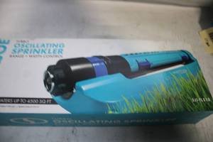 lot 179 image: AQUA JOE Turbo Oscillating Sprinkler with Range and Width Control