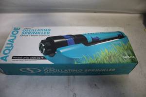 lot 182 image: Aqua Joe Turbo Oscillating Sprinkler