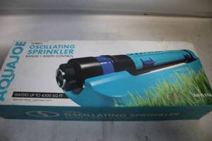 lot 190 image: Aqua Joe Turbo Oscillating Sprinkler for 4500 Sq Ft