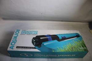 lot 191 image: AquaJoe Turbo Oscillating Sprinkler with Range and Width Control