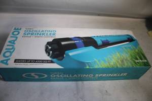 lot 192 image: AquaJoe Turbo Oscillating Sprinkler with Range and Width Control