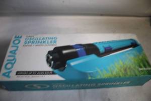 lot 193 image: AquaJoe Turbo Oscillating Sprinkler with Range and Width Control