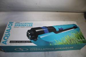 lot 194 image: AquaJoe Turbo Oscillating Sprinkler with Range & Width Control