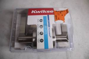 lot 214 image: Kwikset Bathroom Door Lock with Microban