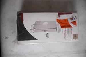 lot 222 image: Stainless Steel Flush Mount Electrical Box Cover