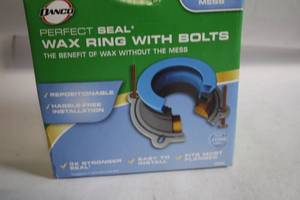 lot 234 image: Danco Perfect Seal Wax Ring with Bolts for Toilet Installation