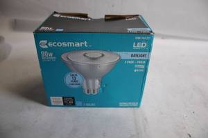 lot 269 image: Ecosmart 2-Pack PAR38 Daylight LED Bulbs
