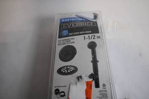 lot 313 image: Everbilt Black Polypropylene Trip Lever Bath Drain Kit - 1-12 inch