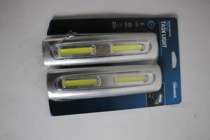 lot 330 image: Pair of Westek COB LED Task Lights Battery Operated
