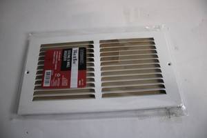 lot 341 image: Everbilt 14x6 Ceiling & Wall Register Vent in White