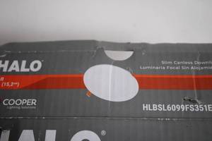 lot 342 image: Cooper Lighting 6 Ultra Thin LED Slim Canless Downlight