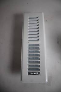 lot 343 image: Everbilt 2 in x 10 in White Floor Register