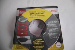lot 346 image: Oatey Toilet Flange Spacer Kit for PVC and ABS Flanges