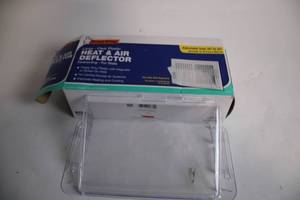 lot 352 image: Frost King Large Clear Plastic Heat & Air Deflector