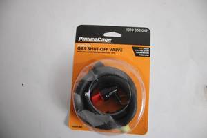 lot 368 image: PowerCare Gas Shut-Off Valve with 24in Low Permeation Fuel Line