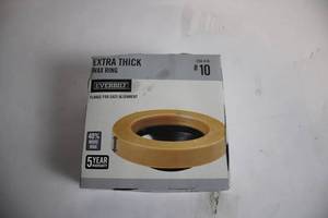 lot 378 image: Everbilt Extra Thick Wax Ring for Flange Alignment