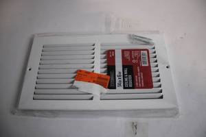 lot 381 image: Everbilt 14 x 6 Inch Ceiling and Wall Register with 2-Way Airflow