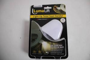 lot 395 image: LumaLift Motion-Activated Light-Up Toilet Seat Handle