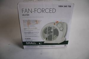 lot 420 image: Compact Fan-Forced Heater for Small Rooms